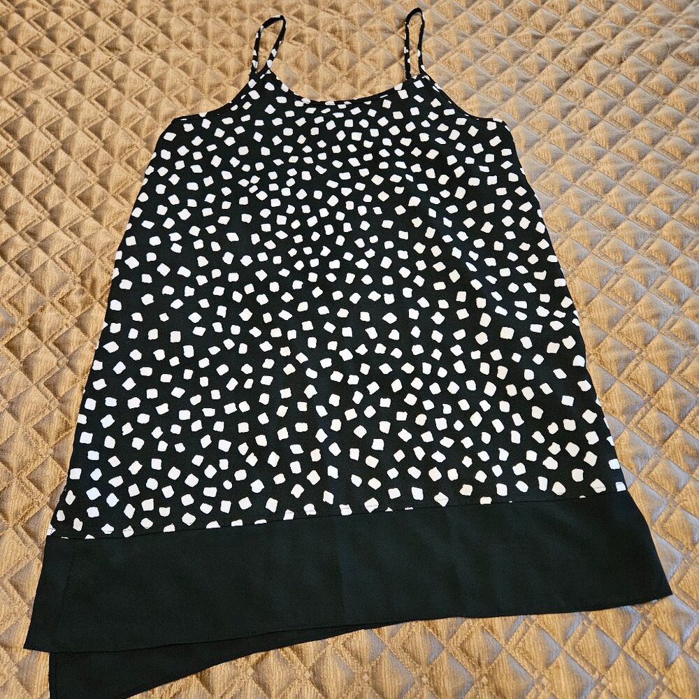 Spaghetti strap polka dot camisole